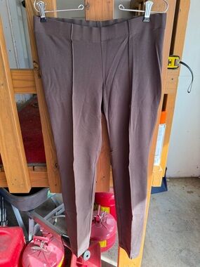 Talbots Chocolate Brown Ponte Slim Pants